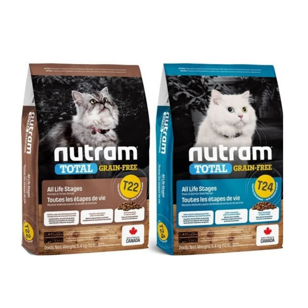 NUTRAM紐頓全能系列T22/T24無穀挑嘴全齡貓飼料1.13kg
