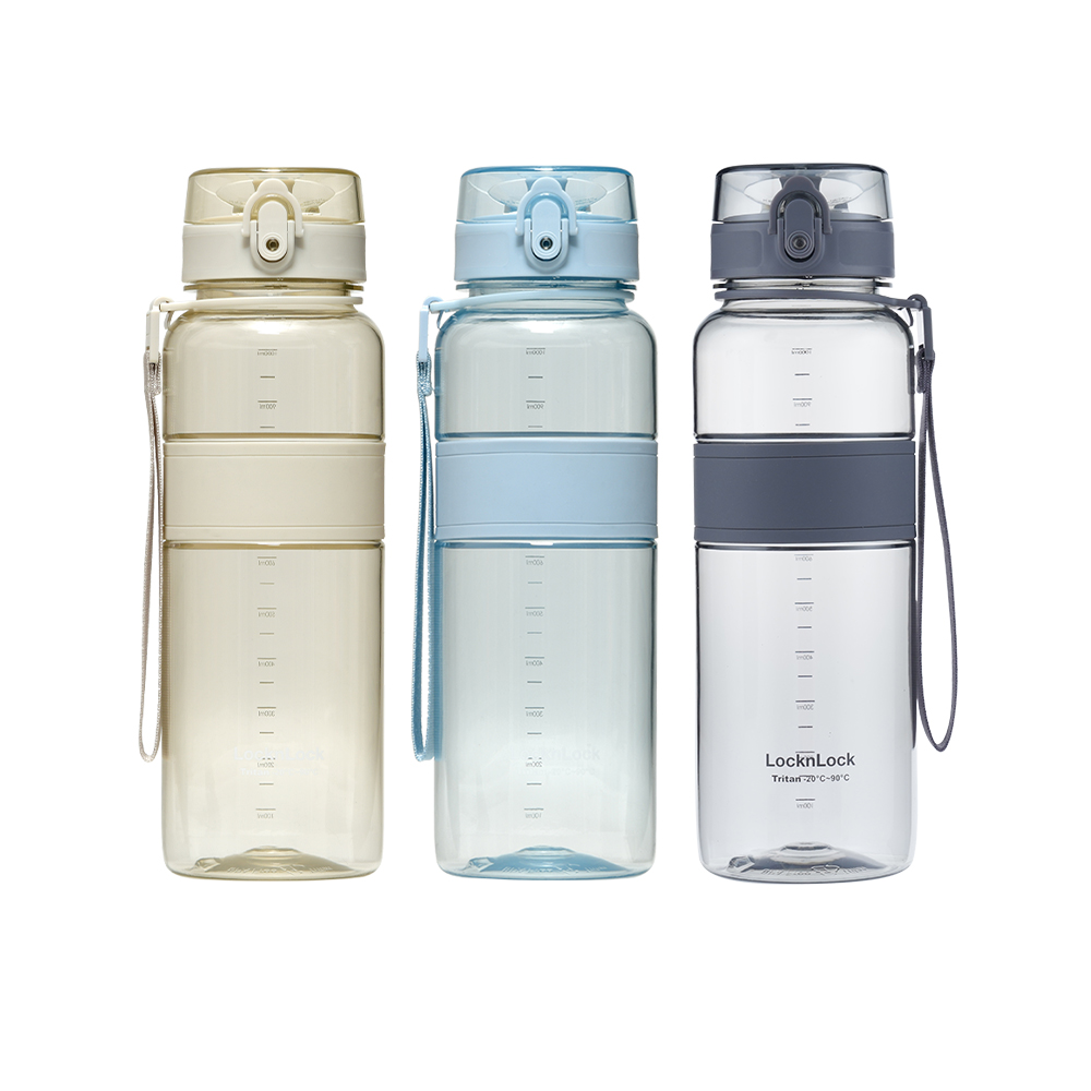 【樂扣樂扣】Tritan優質彈蓋提帶水壺1000ml(1A01-ABF533)