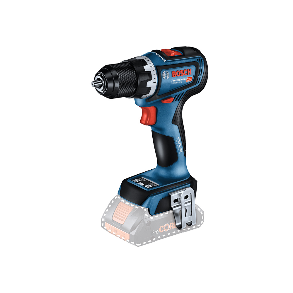 BOSCH 18V 鋰電免碳刷電鑽/起子機 GSR 18V-90 C (空機)