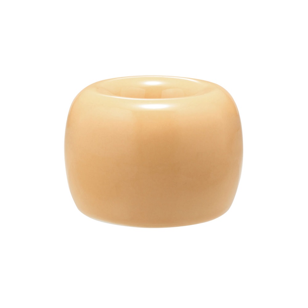 【MUJI 無印良品】白磁牙刷架/1支用/黃色
