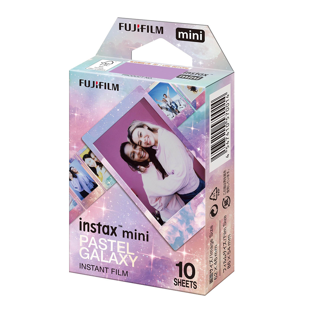 富士instax mini PASTERL GALAXY底片 (粉彩星空)