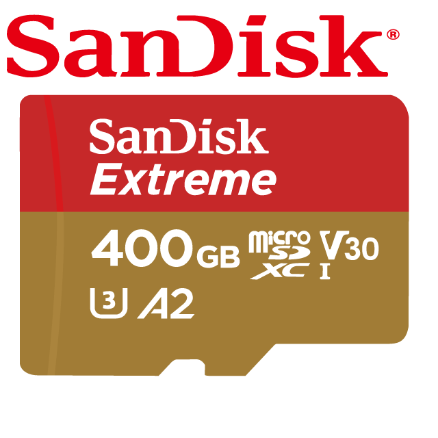 SanDisk Extreme microSDXC A2 400GB 記憶卡(工業包)