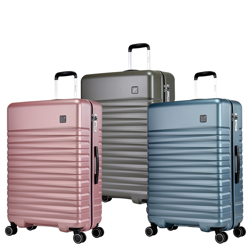 eminent品牌旗艦館 - 28吋 飛機輪時尚PC拉鍊行李箱 KJ42