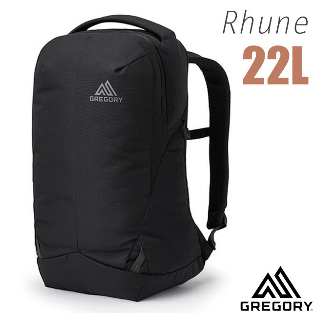 【GREGORY】RHUNE 22L 多功能電腦背包/143376-6404 碳黑