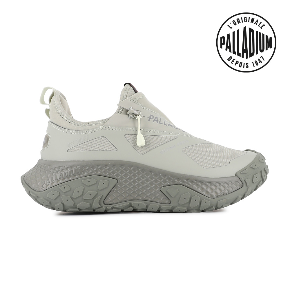 PALLADIUM OFFBOUND WP+ ZIP再生科技橘標防水靴/休閒鞋/男鞋/女鞋-灰綠