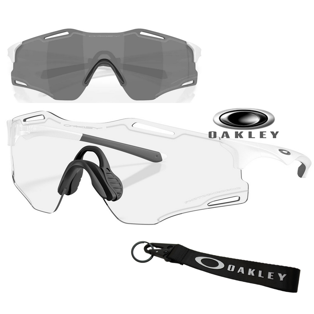 【OAKLEY】奧克利 Cybr zero 亞洲版 無框防霧鏡片設計 全日配戴變色太陽眼鏡 OO9512D 01 白框 公司貨