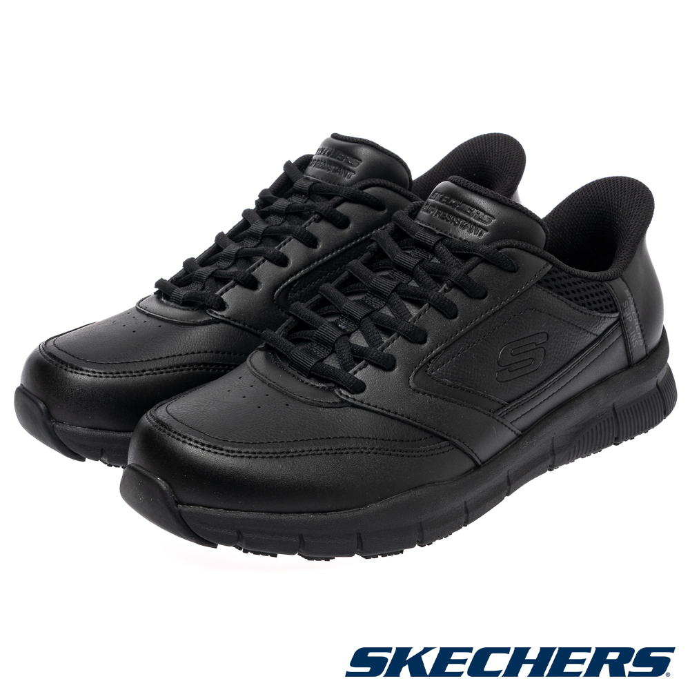 SKECHERS 男鞋 工作鞋系列 瞬穿舒適科技 NAMPA SR 寬楦款 - 200303WBLK