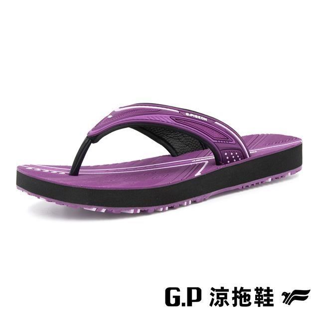 G.P(女)極簡風海灘人字夾腳拖鞋 女鞋-紫色