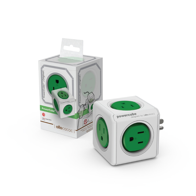 PowerCube擴充插座(綠色)