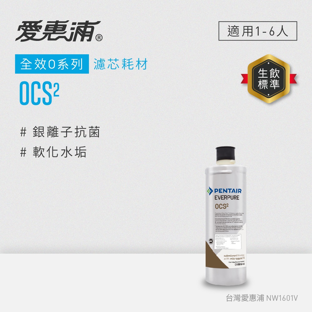 【愛惠浦公司貨】EVERPURE淨水濾芯(OCS2 CART)