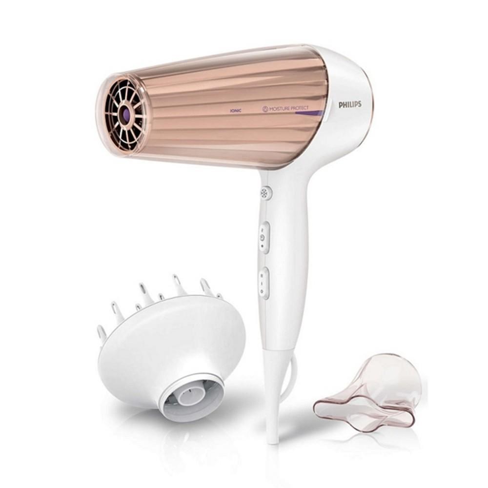 【Philips 飛利浦】智慧溫控天使光護髮吹風機(HP8280)-附烘罩