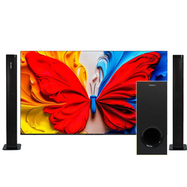 TCL50吋 QLED Google TV 智能金屬窄邊框纖薄液晶顯示器 (50S5K)+立式聲霸