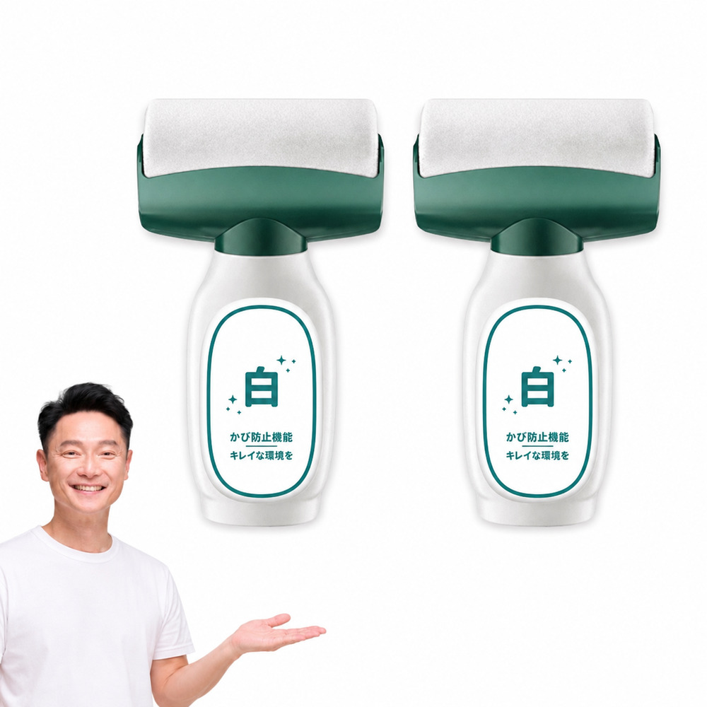 台灣製 防黴白牆刷 買1送1(台灣製無甲醛/防黴不泛黃/植物性配方/裂縫/牆壁補牆膏)