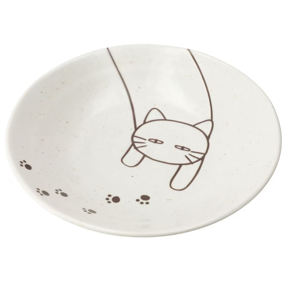 【NITORI 宜得利家居】【DECO HOME商品】輕量深皿 DH白貓 WH DI508(DH)