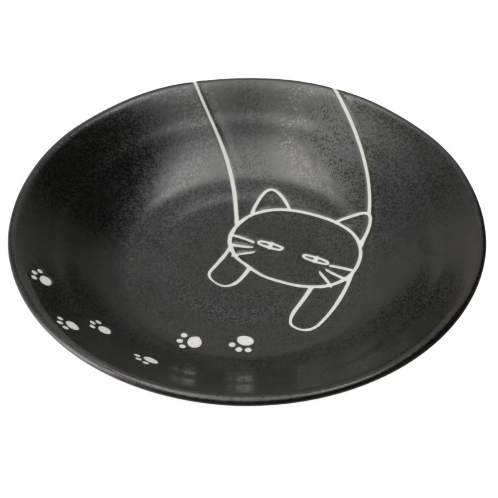 【NITORI 宜得利家居】【DECO HOME商品】輕量深皿 DH黑貓 BK DI508(DH)