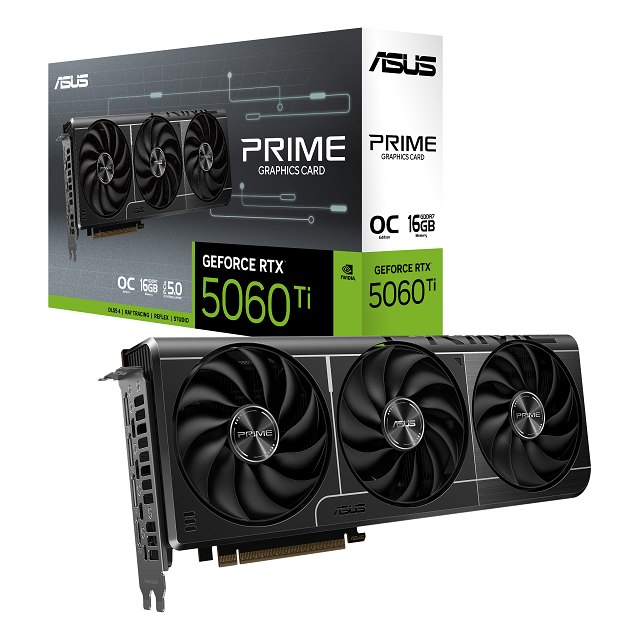 【顯卡+主機板】華碩 PRIME RTX 5060 Ti 16GB GDDR7 OC 顯示卡 + PRIME B550M-K ARGB-CSM 主機板