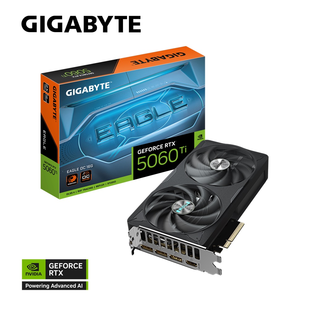 【顯卡+主機板】技嘉 RTX 5060 Ti EAGLE OC 16G 顯示卡 + 技嘉 B550M GAMING X WIFI6 主機板