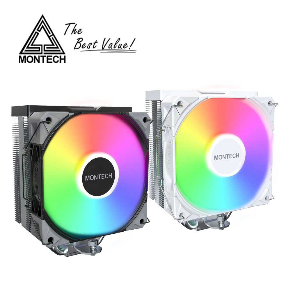 MONTECH(君主) NX400 ARGB CPU散熱器 (黑/白)