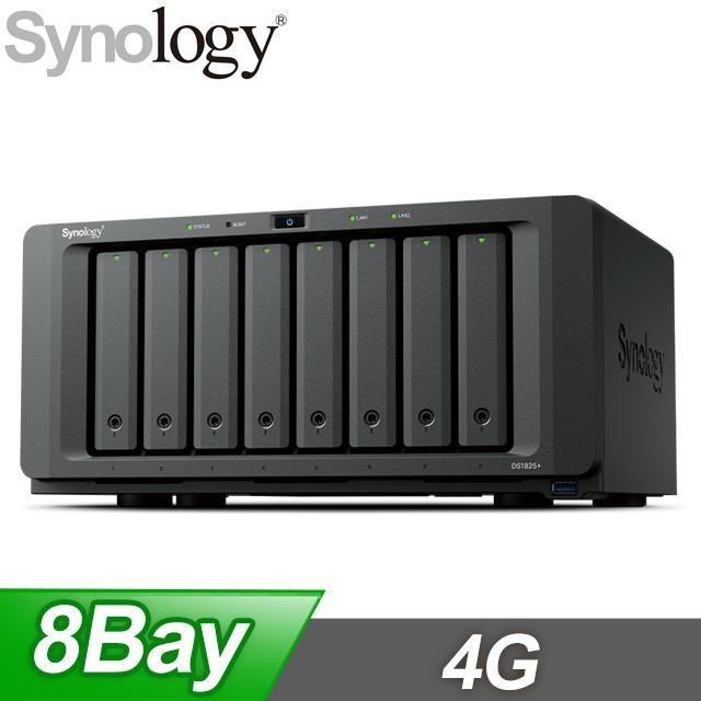 Synology 群暉 DiskStation DS1825neo+ 8Bay NAS網路儲存伺服器