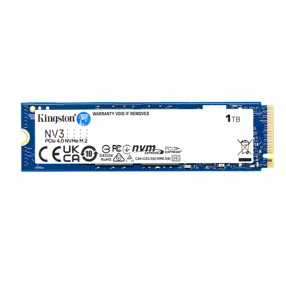 金士頓 Kingston NV3 1TB M.2 2280 NVMe SSD 固態硬碟 (SNV3S/1000G)