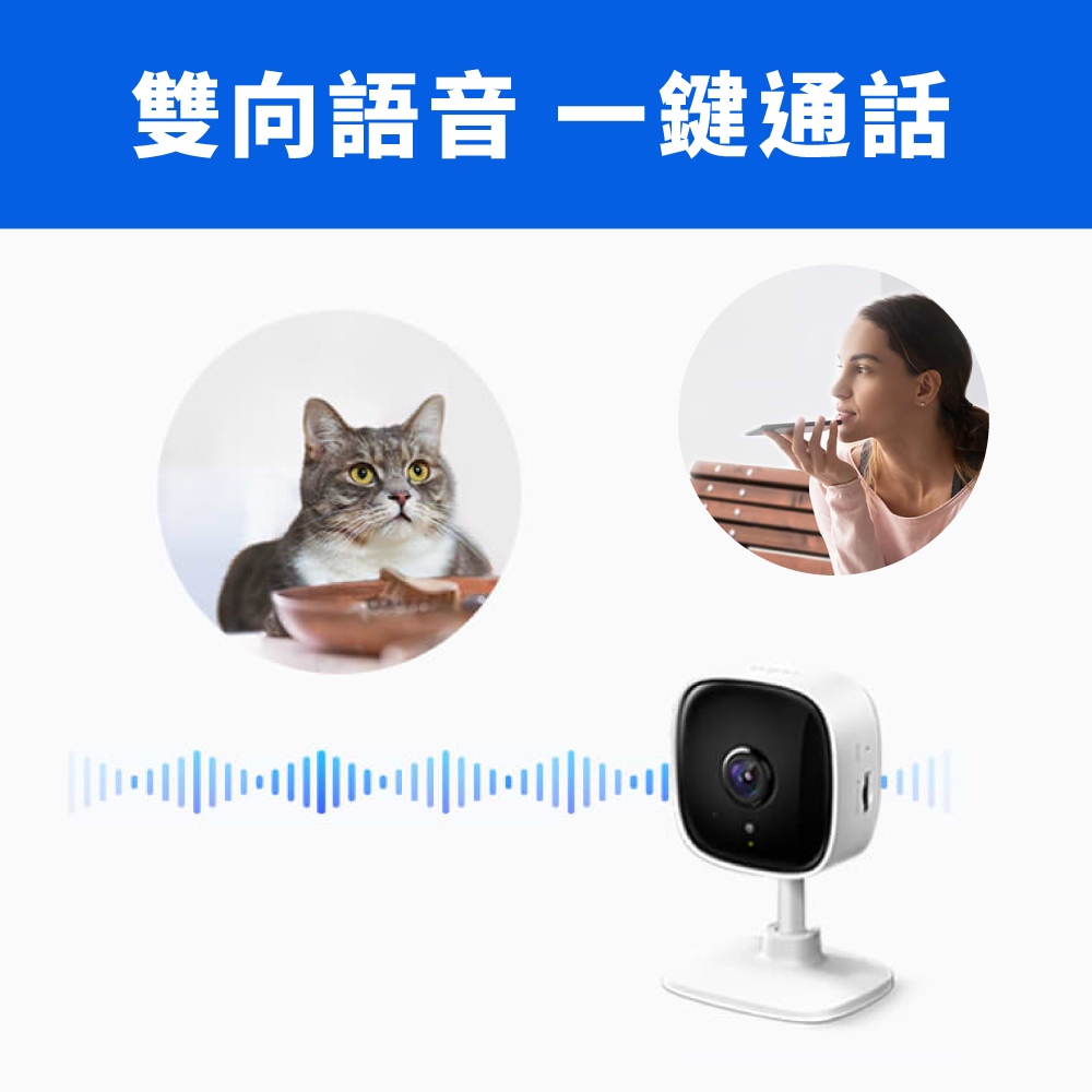 TP-Link Tapo C110 2K 300萬畫素 AI偵測 網路攝影機 Wi-Fi 監視器 IPCAM 雙向語音 進階夜視 2年保固