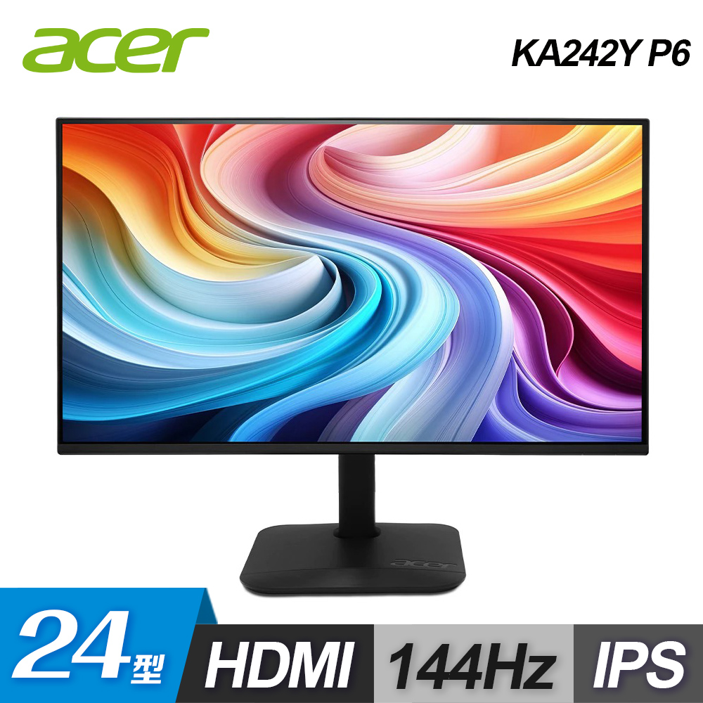 Acer 宏碁 KA242Y P6 24型 IPS 144Hz 電腦螢幕