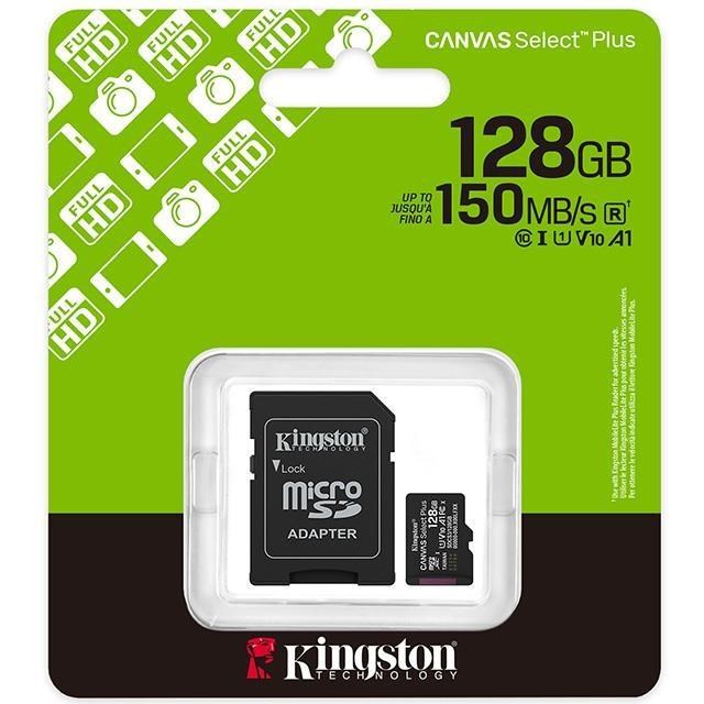 金士頓 KINGSTON 128G 128GB microSDXC SDCS3/128G 150MB/s U1 A1 V10 記憶卡