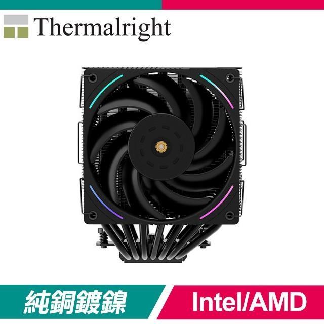利民 Phantom Spirit 120 EVO 7導管 全黑化 ARGB 雙塔雙風扇 CPU散熱器