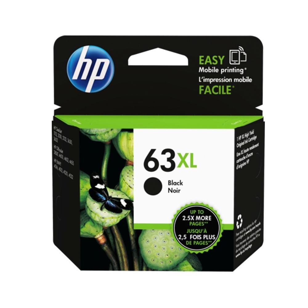 HP F6U64AA 63XL 高容量 原廠黑色墨水匣