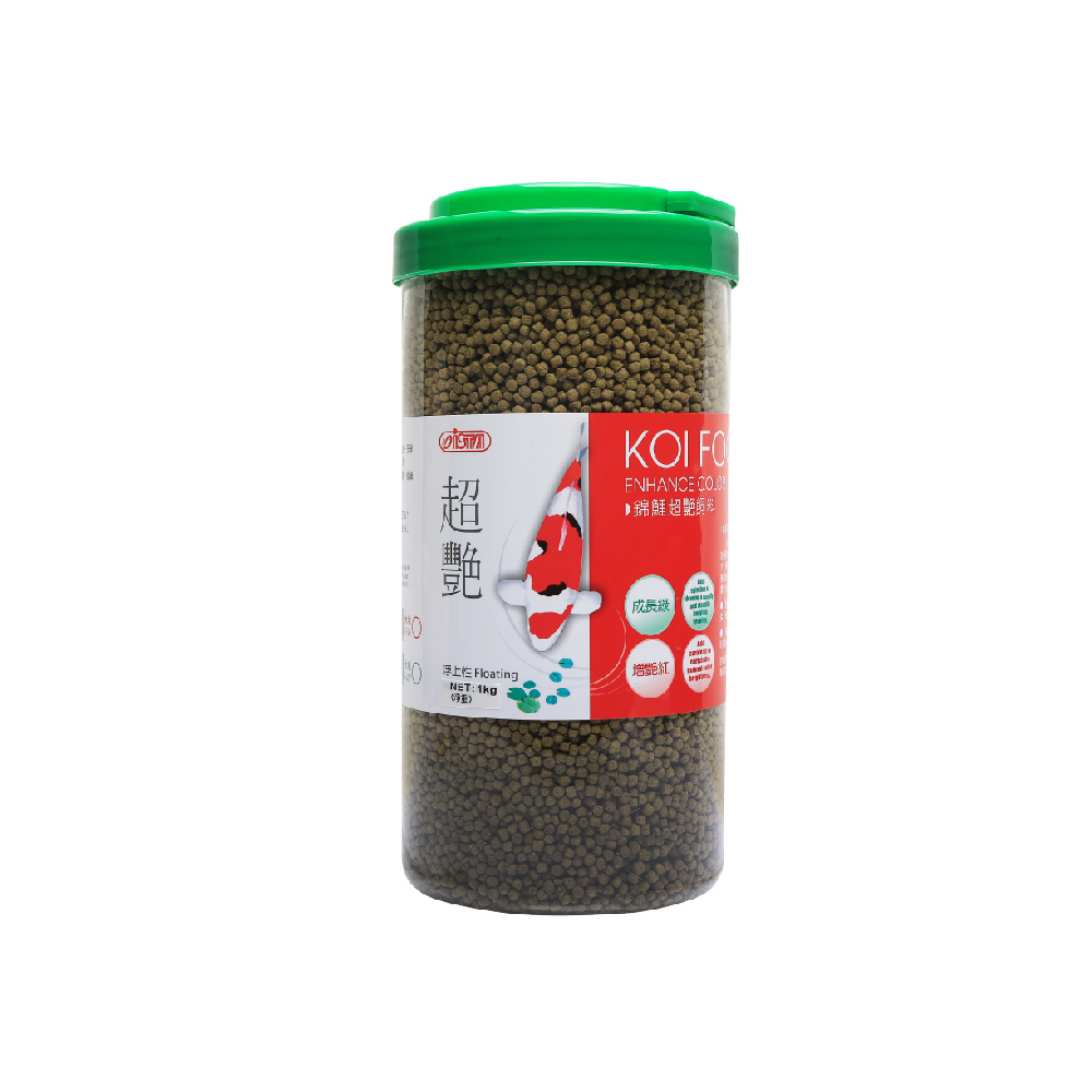 ISTA錦鯉超豔飼料1kg 罐裝(綠)