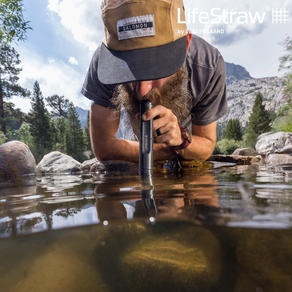 LifeStraw 頂峰生命淨水吸管 PEAK SERIES STRAW深灰