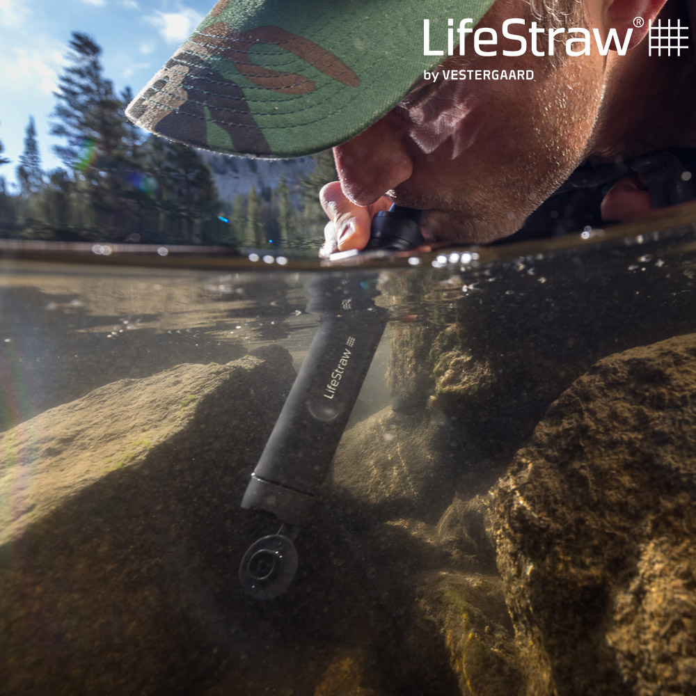 LifeStraw 頂峰生命淨水吸管 PEAK SERIES STRAW深灰