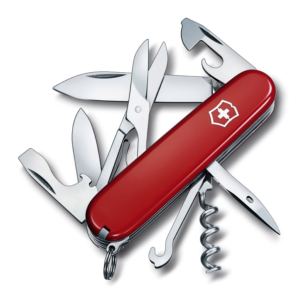 VICTORINOX 瑞士維氏 攀登者14用瑞士刀-紅色 (13703)