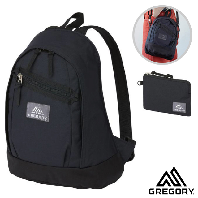 【美國 GREGORY】LADYBIRD BACKPACK XS 6L 超輕多功能迷你後背包+手挽袋_131372 時尚黑