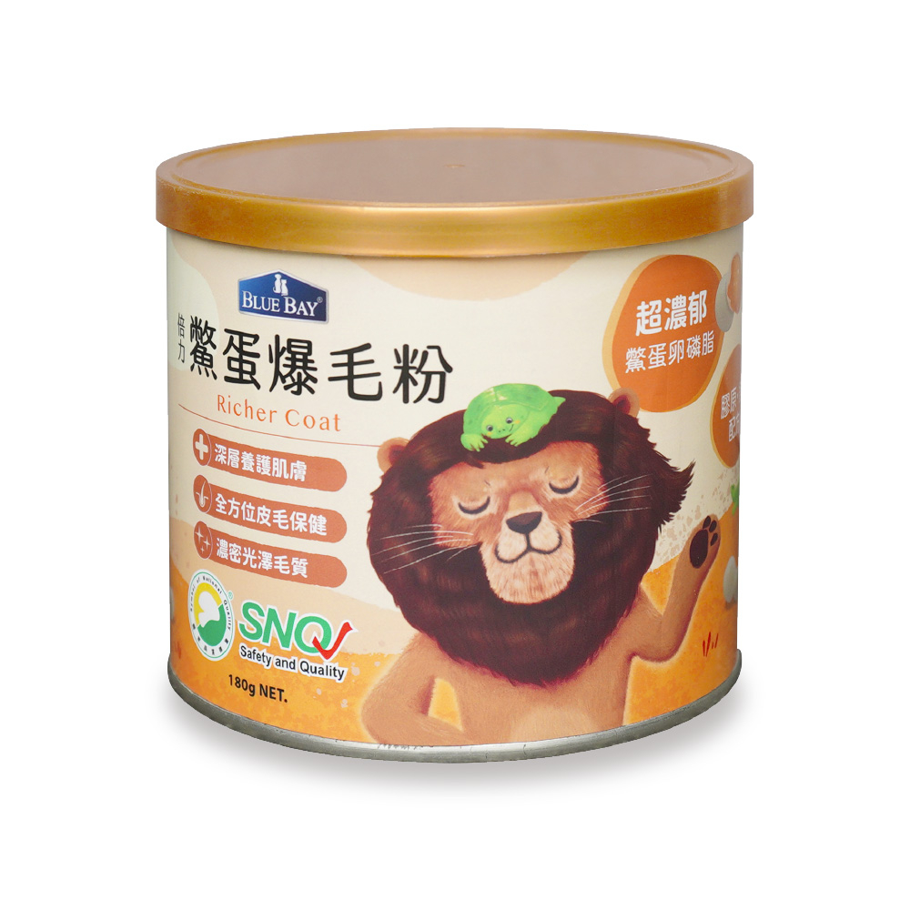 倍力BlueBay 鱉蛋爆毛粉180g