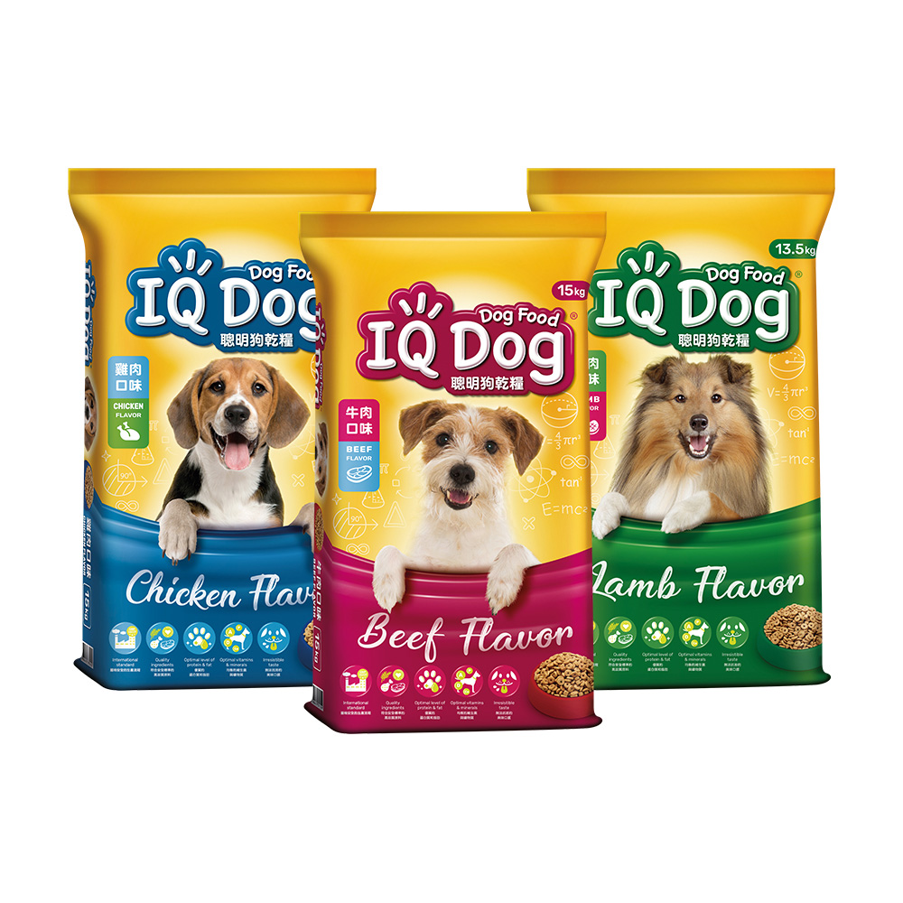 IQ Dog 聰明狗乾糧 13.5-15KG