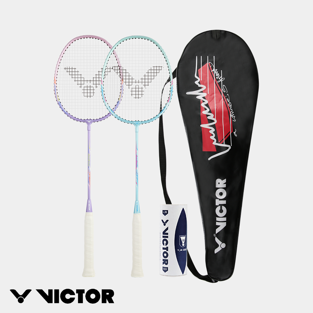 【VICTOR 勝利體育】穿線拍 對拍組 ARS-1130AL