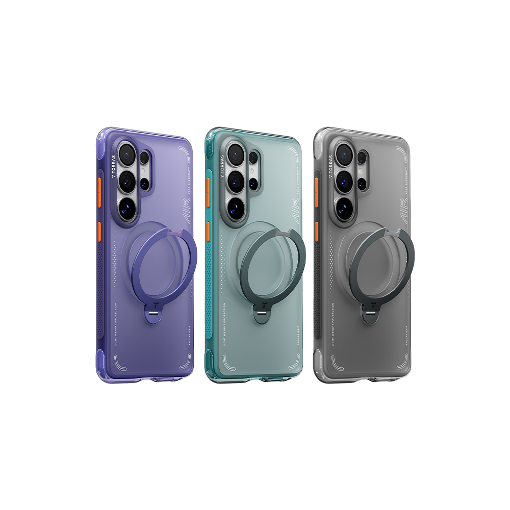 TORRAS Ostand Spin Air S26 Ultra 磁吸四象限旋轉支架氣囊防摔手機殼