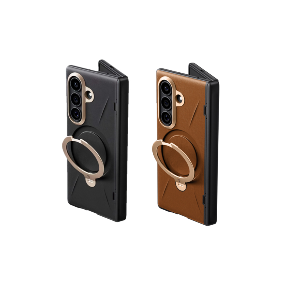 TORRAS Samsung Fold8 Ultra Ostand Q3 VegSkin 皮革款支架防摔手機殼