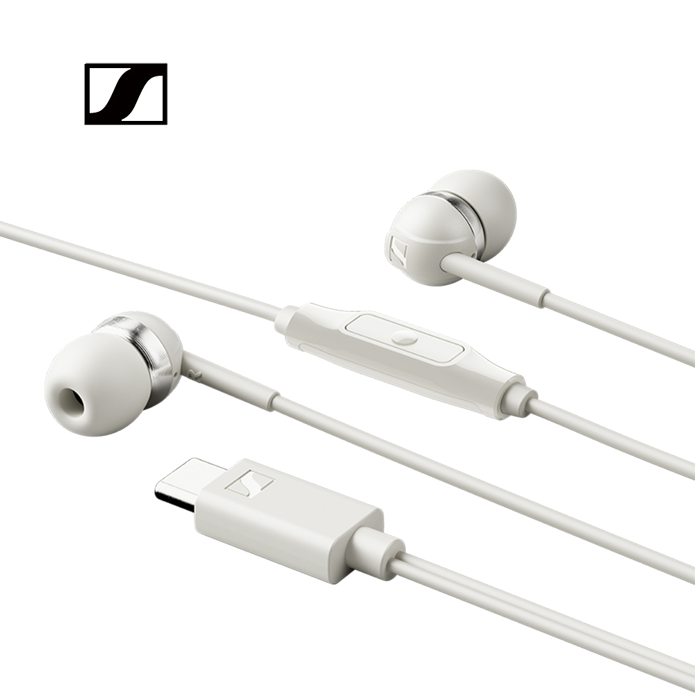 Sennheiser CX 80U USB-C 有線入耳式耳機 白色