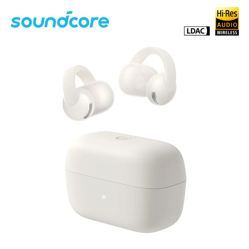Soundcore C50i 開放式藍牙耳夾耳機|雲霧白