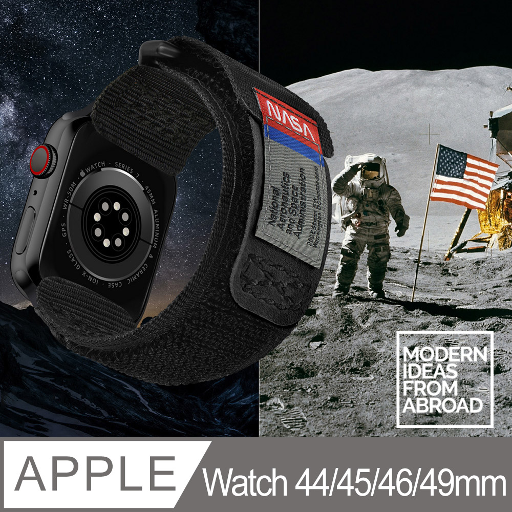 加拿大Mifa Apple Watch EDC-34混合尼龍皮革運動錶帶