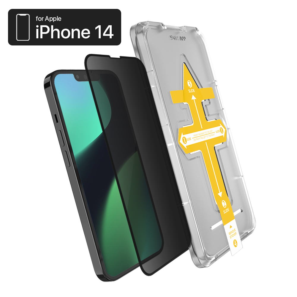 【ZIFRIEND】零失敗3D滿版防窺玻璃保護貼 iPhone 14 / 13 / 13 PRO / ZFP-I13P14