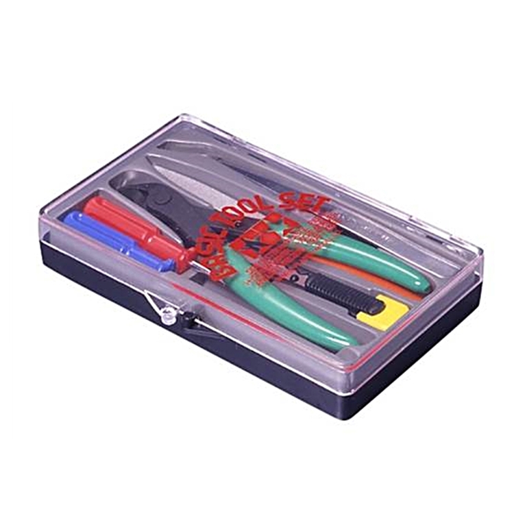 TAMIYA 田宮 入門模型工具組74016*198公仔模型專用工具入門工具(含斜口鉗.一字起子.十字起子.銼刀.鑷子.美工刀)