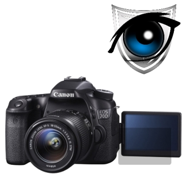 D&A for Canon EOS 70D日本9H藍光保貼