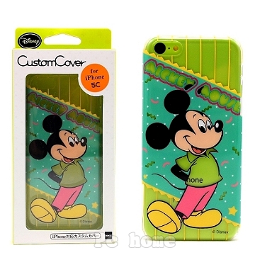 日本進口Disney iphone5C【花樣米奇】硬式手機背蓋