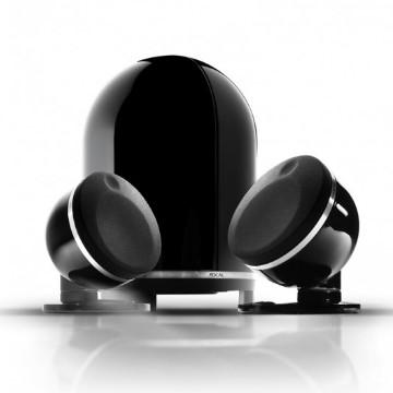 FOCAL 法國 Dome 2.1 法國進口時尚鏡面2.1聲道喇叭 (鋼烤白/剛烤黑) 送發燒喇叭線20米