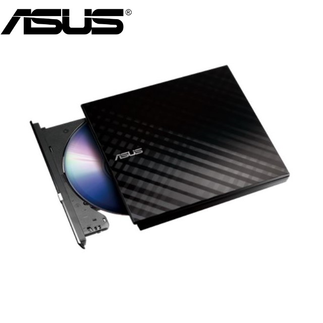 ASUS 華碩 SDRW-08D2S-U 外接式超薄DVD燒錄機-黑色（其他規格）