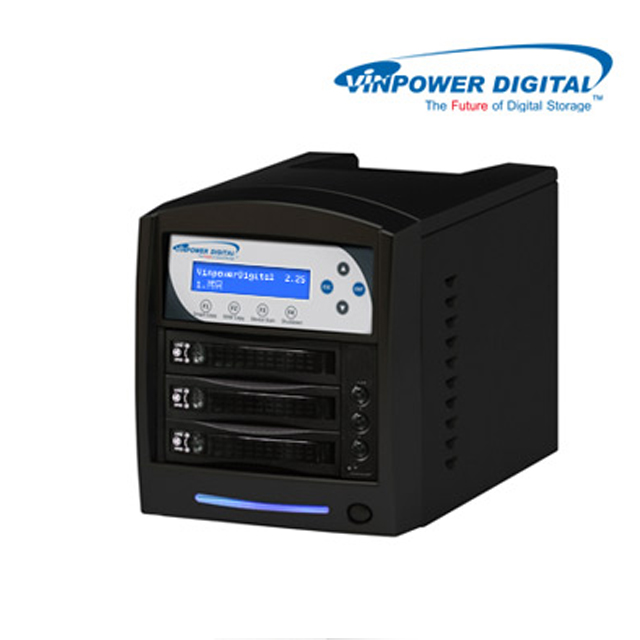 Vinpower Digital 鯊魚專業 1對2硬碟拷貝機 HDD/SSD對拷機業界最快每分鐘7GB超高速拷貝