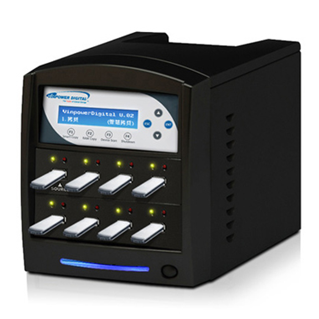 Vinpower Digital 鯊魚型 1對7 隨身碟對拷機 隨插即拷免接電腦USB非同步拷貝功能